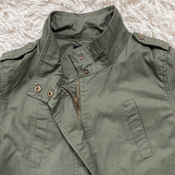 🎉HP🎉 Ambiance Outerwear Utility Jacket 💗 Olive - Picture 7 of 13